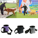 2pcs Dog Treat Pouch Walking Dog Pet Training Bag Built-in Poop Bag Dispenser
