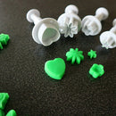 Set of 33 Cookie Cutters with Pistons and Stamps-Designs Varies -Perfect fo Q9L5