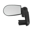 Safety Bicycle Rear View Mirror Bike Handlebar Flexible Reflector Black