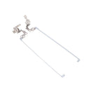 Pair For Lenovo Ideapad 100-15/ 100-15IBY Laptop Computer LCD Screen Hinges Left