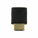 Fasdga HDMI adapter 90 degree right angle L - type (bottom)black