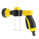 8 Function Spray Nozzle Gun Garden Hose Sprayer Water Pipe Fitting Yellow