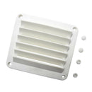5-1/2 x 4-7/8 inch Louvered Vents, Boat Marine Hull Air Vent Grill Cover