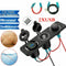 12V-24V Car Cigarette Lighter Socket + Dual USB Charger + Voltmeter Panel l-