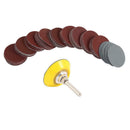 100Pcs 2'' 50mm Mixed Sander Sanding Discs 80-3000 Grit Pads Hook Loop Sandpaper
