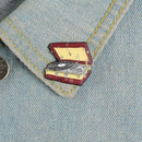 Retro Vinyl Record Brooches Badge Fashion Jacket Shirts Denim Ornament Pins
