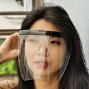2x Clear Safety Face Shield Visor Goggles Splash-proof Face Cover Reusable