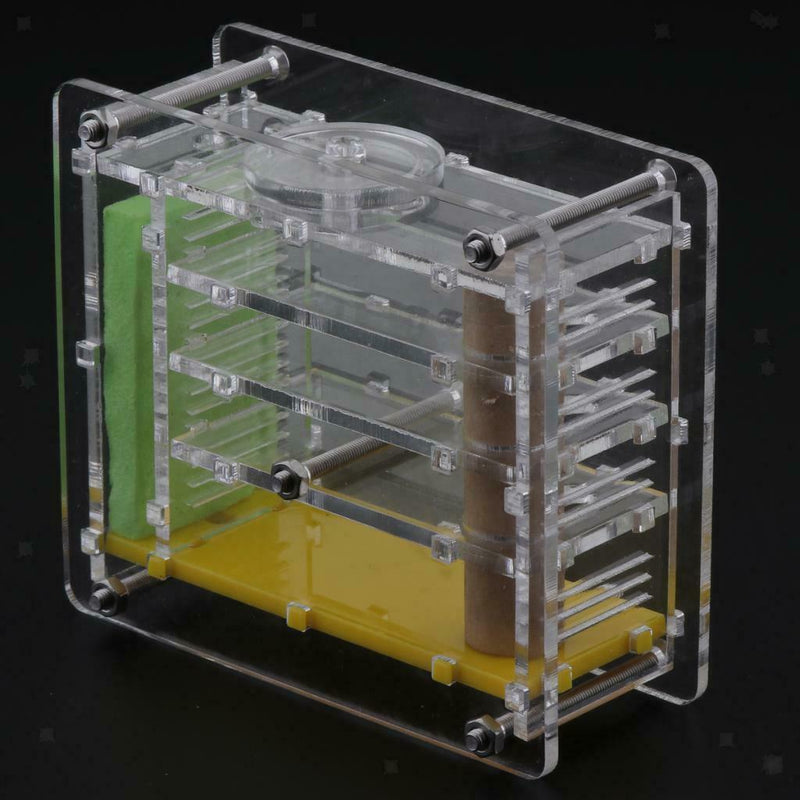Clear Ant Feeding Nursery Box Ant Farm House Castle For Insect Ant Reptile B