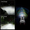 H13 9008 2200W 330000LM 4-Sided LED Headlight Kit Hi/Lo Power Bulbs 6000K