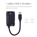 Hot USB-C Type C to HDMI Adapter USB 3.1 TV Cable For MHL Tablet Android Phone