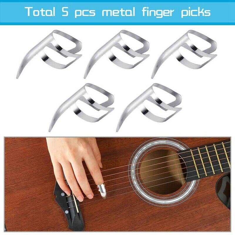 Guitar Accessories Kit Include 36 Pcs Guitar Picks 19 Pcs Thumb and Finger