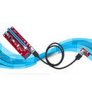 USB 3.0 PCI-E Express 1x To 16x Extender Riser Card Adapter Power Cable Kits