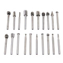 20pcs/Set HSS Routing Wood Rotary Milling Rotary File Cutter A