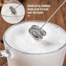 Powerful Double Spring Whisk Electric Milk Frother Kitchen Mixer Hand Milk