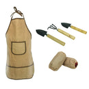 Set Garden Tools Waterproof Apron Spade Shovel Kits Flower Planted Kid Toys