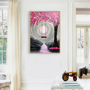 Full Round Drill Diamond DIY 5D Painting Pink Swing Kit Drawing Ornaments