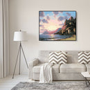 Painting By Numbers Kit DIY Lighthouse Boat Canvas Oil Art Picture Craft