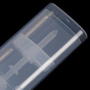 15ml DIY Clear Empty Oval Flat Tubes Deodorant Lip Balm Containers Empty Bott %x
