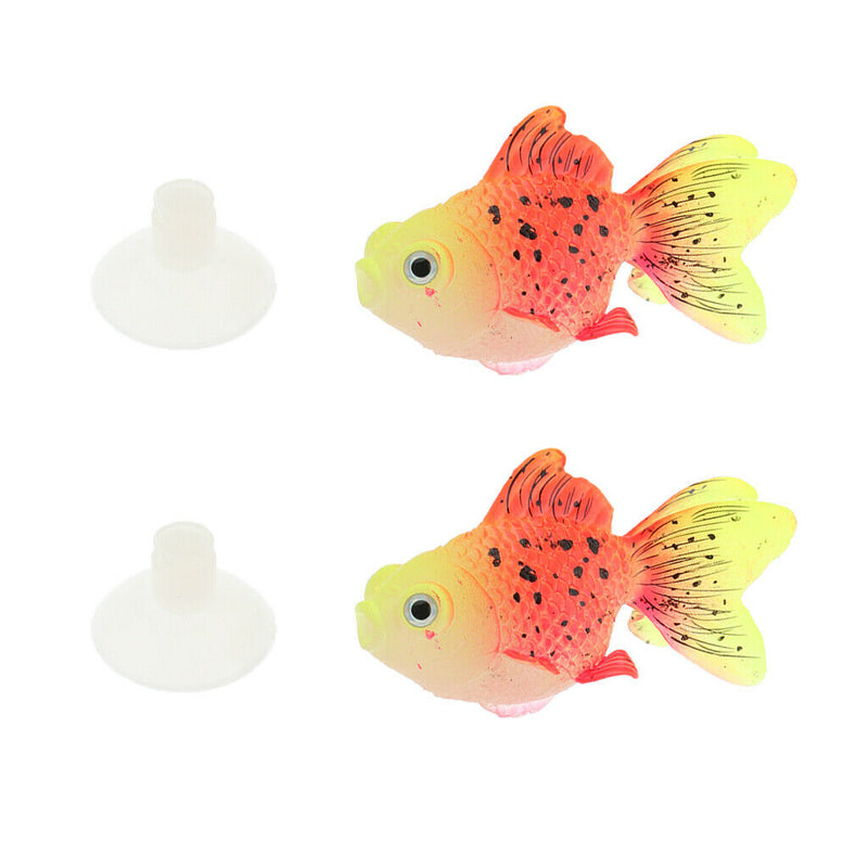 4 Pcs Artificial Fish Glowing Effect Aquarium Decor Fishes Fish Tank Decor