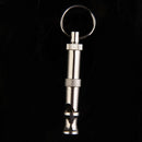 Pet Training Adjustable Ultrasonic Flute Dog Whistle Sound Keychain