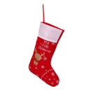 Christmas Stockings Elk Socks Santa Claus Candy Gifts Hang Bag Sock Decor