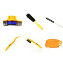 6pcs/set Bicycle Chain Cleaner Cycling Tire Brushes Portable Mountain Road