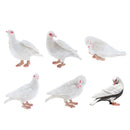 Garden Pigeon Statues Simulation Dove Ornament Lawn Yard Desk Office Decor A