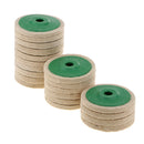 20 Pieces 4inch Wool Polishing Wheel Buffing Wheel Grinder Felt Polishing Discs