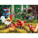 5D DIY Full Drill Diamond Painting Countryside Chick Cross Stitch Embroider