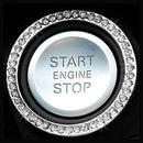 40mm/1.57in OD Car Auto Start Switch Button Decorative Diamond Ring(White)