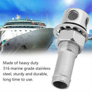 Marine Boat Straight Fuel Gas Tank Vent With Mounting Gasket Hardware Fitti