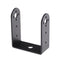 1Pcs New Black Long U-Shaped Bracket Steering Gear Bracket Robot PTZ Good  JR