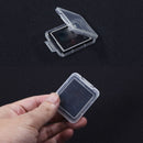 10x Transparent Standard CF Memory Card Case Holder Box Storage Plastic HT FT