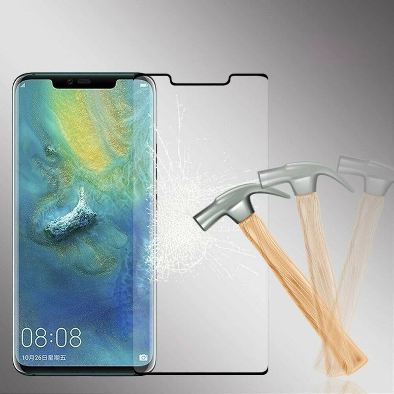 For Huawei Mate 20 Pro, Tempered HD Glass Screen Protector Curved Fit Full Cover
