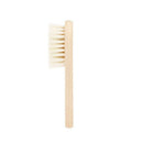 Natural Wooden Handle Soft Press Baby Hairbrush and Super Soft Goat Hair Su