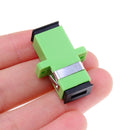 10pcs sc apc simplex mode fiber optic adapter sc apc optical fiber coupler -Q