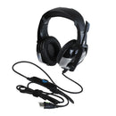 Over Ear Headphone Headset w/ Mic for PS4 PC Xbox One Controller Gray