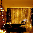 3x3m 300 LED Curtain String Light 8 Modes Fairy Garland Home Decor AC 110V