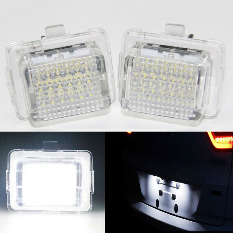 2X Canbus LED Number License Plate Light For Mercedes Benz W216 W212 W221 HCI