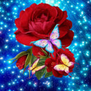 5D DIY Red Rose Diamond Painting Embroidery Craft Cross Stitch Home Decor