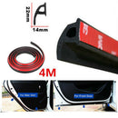 Soundproof P-Type Rubber 4M Seal Sealing Weather Strip Car Truck Moulding Strip
