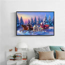 Christmas 5D diamond painting full diamond DIY embroidery rhinestone stickerJ5U5