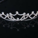 Princess Crown with Rhinestones for Married damsel Honor hair clasp