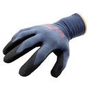 Rubber Work Gloves Oil Resistant Nitrile Rubber Gloves Non-slip Grey