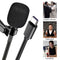 Lavalier Condenser Microphone Windproof Type-C Interface Gift With Usb Adapter
