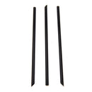 100X Black Plastic Mini Cocktail Straws For Celebration Drinks Party Supplies 0H