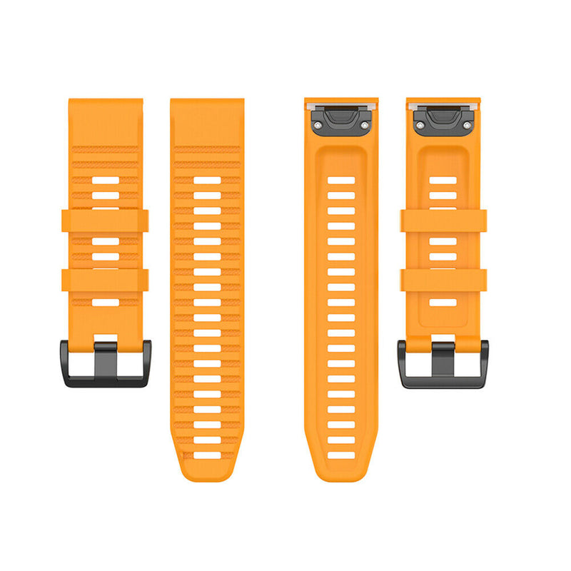 26mm Silicone Wrist Strap Quick Release Adjustable Sports Watch Band for Fenix