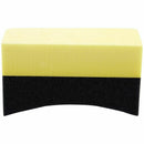 Car Tyre Brush Sponge Tire Dressing Applicator Crescent-shaped Foam Cleanin