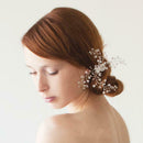 Beautiful Fashion Golden Rhinestone  Bride Wedding Jewelry