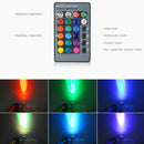 Color Changing GU10 Light Bulb Spotlight RGB with Remote Christmas Decor